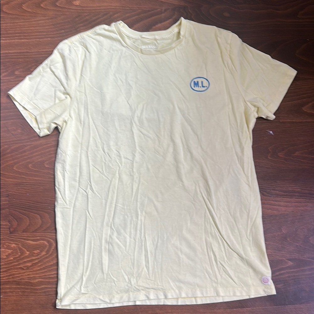 Yellow Marine Layer T-shirt